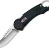 Buck Knives Buck 750BKX Redpoint, 2.75" 420HC Combo Blade, Black Rubber