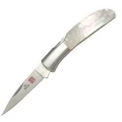 Al Mar 1001P Osprey, 1.65" AUS-8 SS Plain Blade, Mother Of Pearl