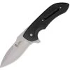 Bad Blood 0101K Kendrick Fire Splitter, 3.7" 8Cr14 SS Plain Blade, Black G-10 Handle