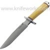 Blackjack Classic Knives Blackjack Classic Blades Model 1-7 Antique Ivory Micarta, Leather Sheath