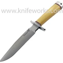 Blackjack Classic Knives Blackjack Classic Blades Model 1-7 Antique Ivory Micarta, Leather Sheath