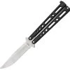 BenchMark Balisong Knife - Black (4" Stainless Steel)