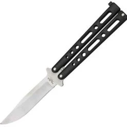 BenchMark Balisong Knife - Black (4" Stainless Steel)