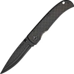 Benchmark Carbonfiber Linerlock, Plain Edge