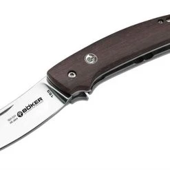 Boker 145th Anniversary Haddock Knife, N690BO, Grenadill Wood Handle