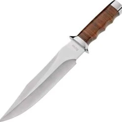 Boker Magnum Giant Bowie ,440 Stainless, Genuine Leather Handle