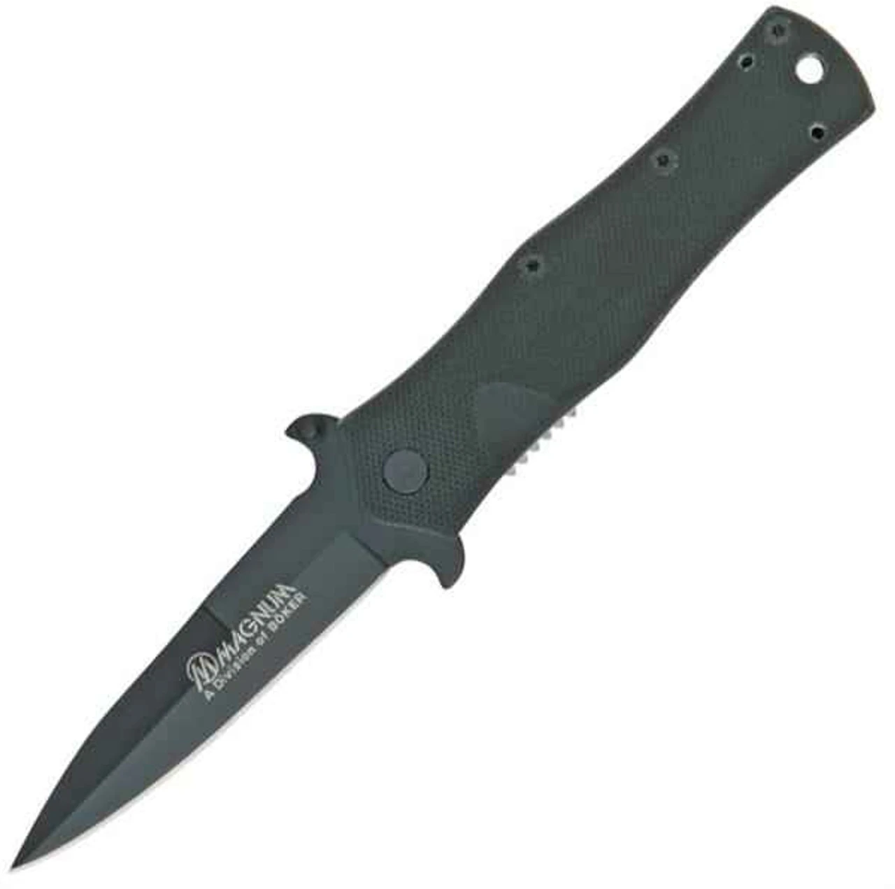 Boker Magnum The Agent Linerlock, 440 Stainless, G-10 Handle 1 Boker Magnum The Agent Linerlock, 440 Stainless, G-10 Handle
