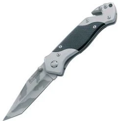 Boker Magnum Tactical Rescue Knife, 440 Stainless, Stainless Steel/ G-10