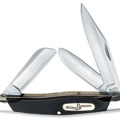 Buck Knives Buck 301BKS Stockman, 2 3/4" 420HC Plain Blade, Black Handle