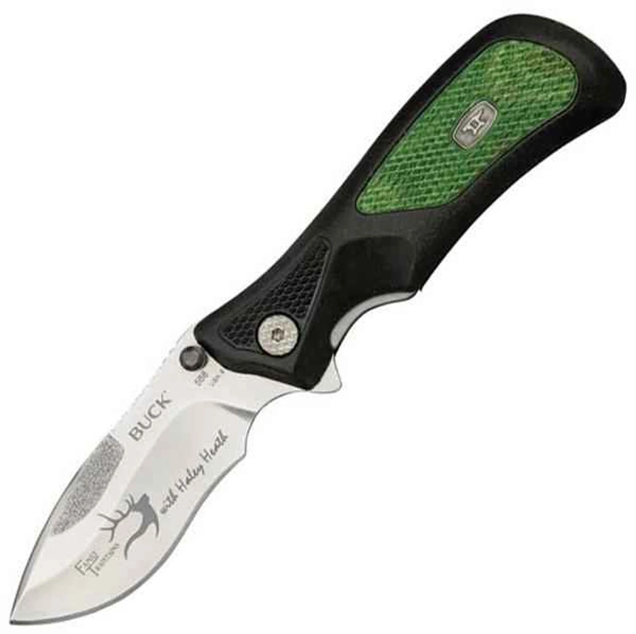 Buck 588GRSHH Folding ErgoHunter Adrenaline, 3" S30V Plain Blade, Black/Green Buck Knives Buck 588GRSHH Folding ErgoHunter Adrenaline, 3" S30V Plain Blade, Black/Green -Boker Shop knifework bu588grshh 60372.1566588423