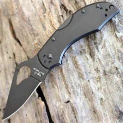 Byrd Knives Byrd Robin 2 Black Blade BY10BKP2, 2.40 In. 8CR13MOV Black PlainEdge