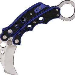 Combat Ready Karambit, Stainless Modified Tanto Blade, Textured Black G10 Handle