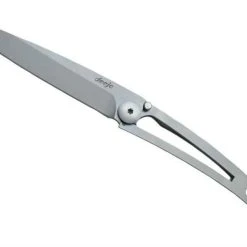 Deejo Knives Deejo DEE1CN000 Naked 37g, 3.75" 420 SS Plain Blade And Handle