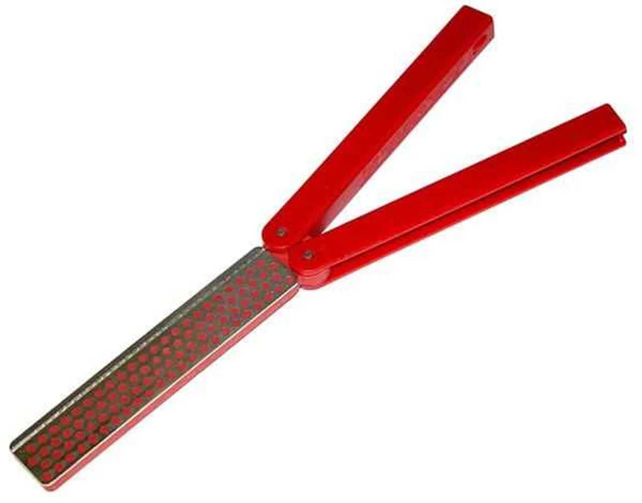 DMT Sharpeners DMT Diafold Hook And Knife Sharpener With Fish Hook Groove, Fine 1 DMT Sharpeners DMT Diafold Hook And Knife Sharpener With Fish Hook Groove, Fine