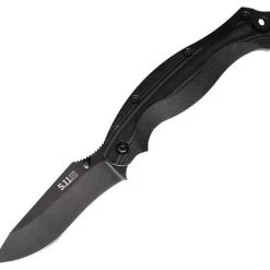 5.11 Tactical 51036 XPRT Folder, 3.5" CPM-S30V Plain Blade, Black G-10 Handle