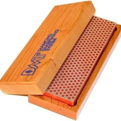 DMT Sharpeners DMT 6" Diamond Whetstone Sharpener, Fine With Hardwood Box