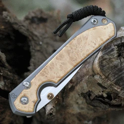 Chris Reeve Large Sebenza 31 Box Elder Inlay (3.61" S45VN) -L31-1108 -Boker Shop l31 1108.3 61818.1631629271