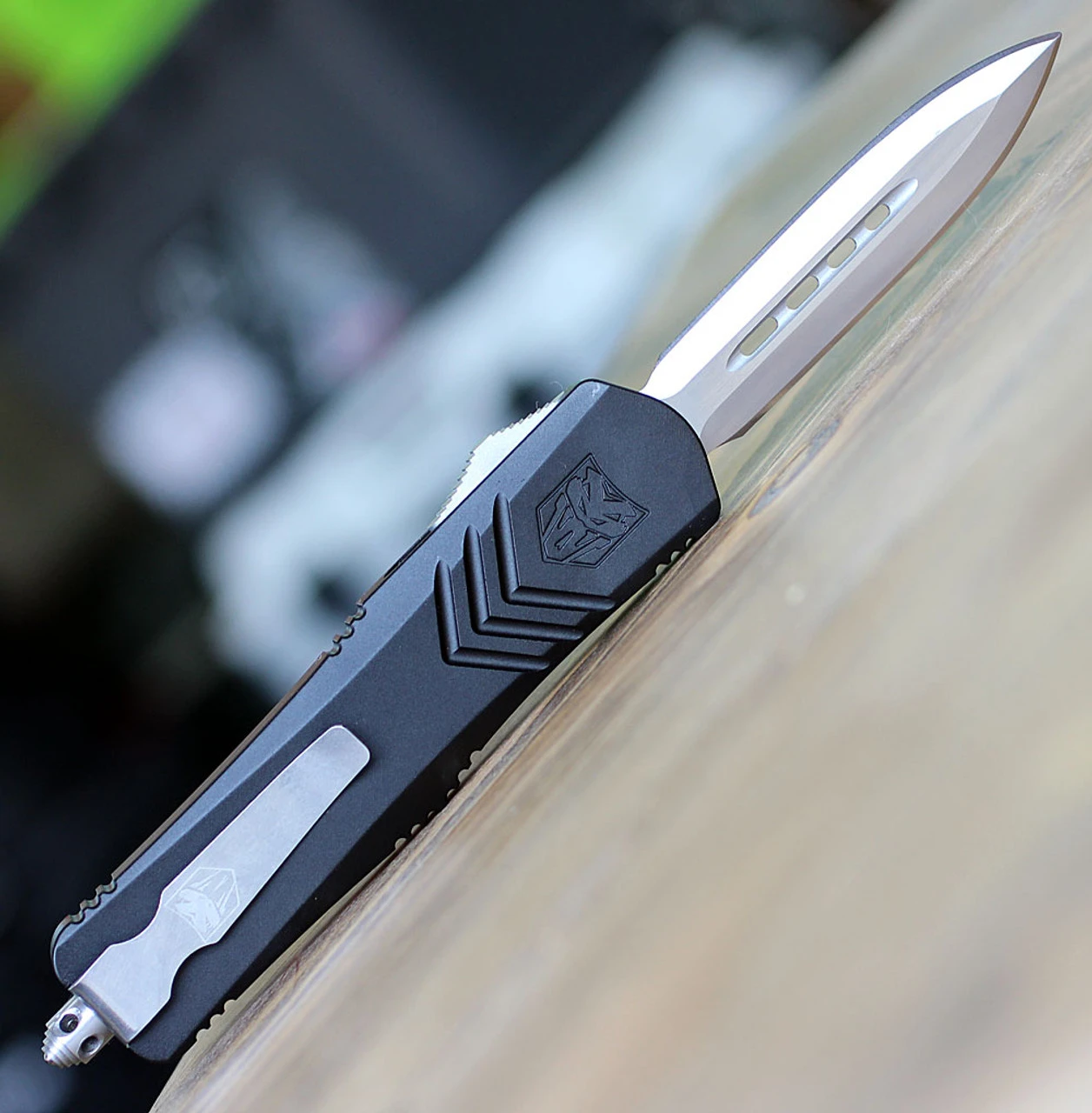 CobraTec Knives MBLKFS-XMDAGNS Medium FS-X Black, 3" D2 Steel Dagger, Anodized Aviation Aluminum Handle 2 CobraTec Knives MBLKFS-XMDAGNS Medium FS-X Black, 3" D2 Steel Dagger, Anodized Aviation Aluminum Handle - Image 2